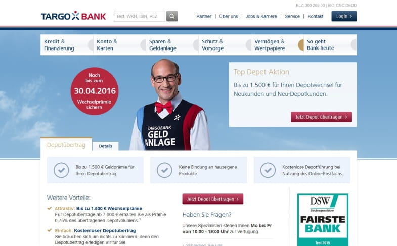 Targobank Wechselprämie