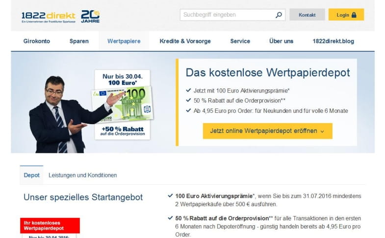1822direkt Prämie