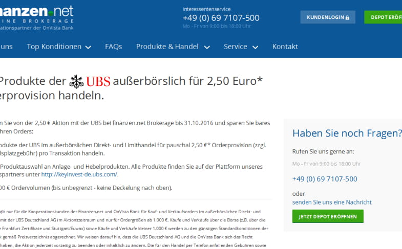 finanzen.net UBS