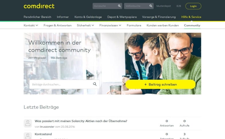 comdirect community
