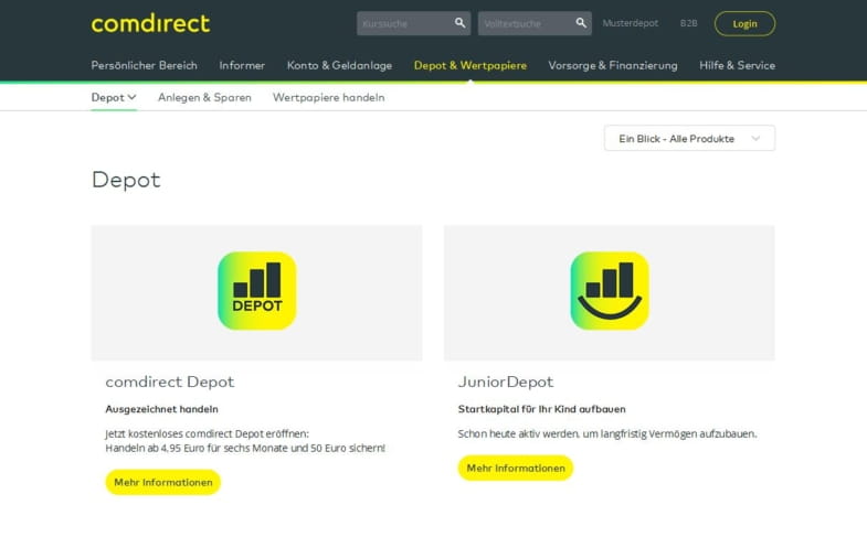 comdirect Depot