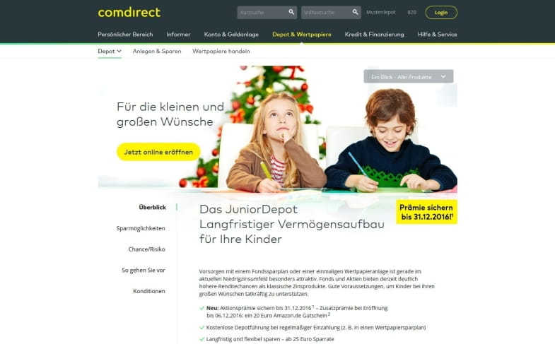 Comdirect Junior Depot