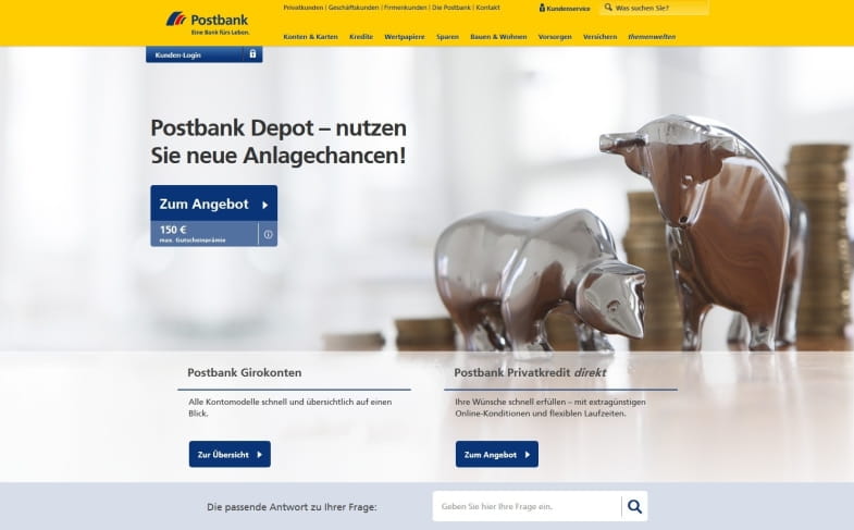 Postbank Konditionsaenderungen