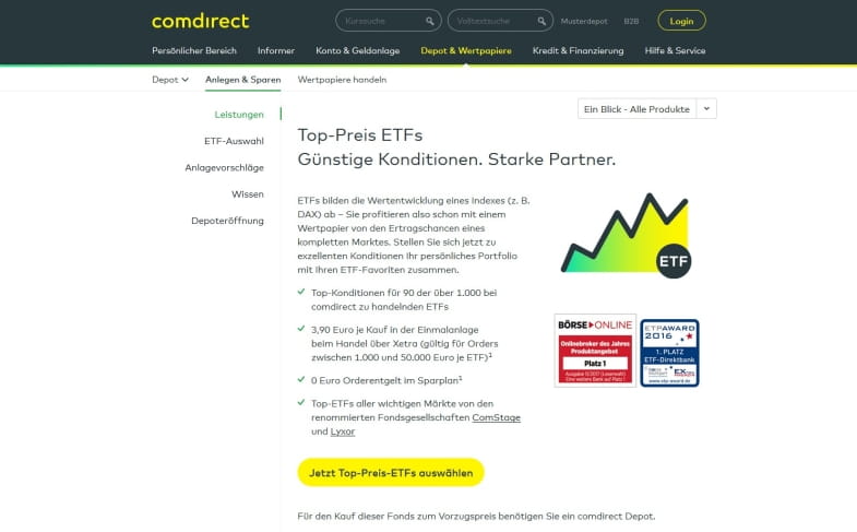 comdirect Fonds Aktion