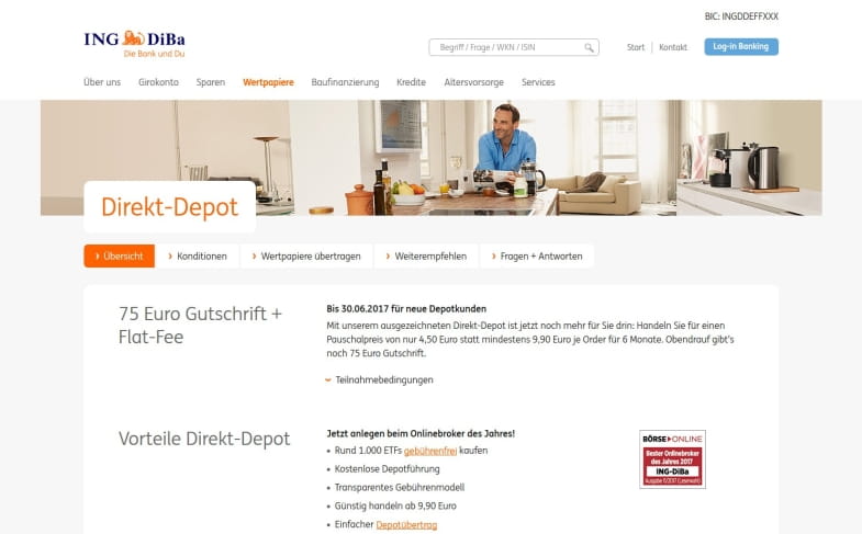 ING DiBa Direkt Depot