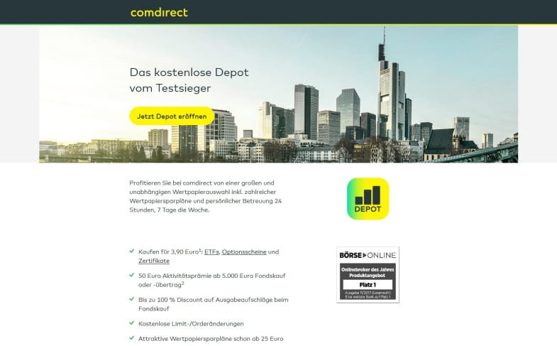 comdirect Fondsanlagen