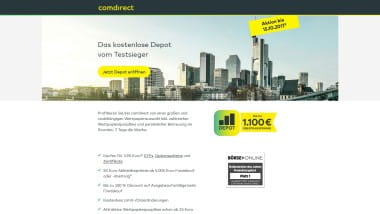 comdirect Bank bewirbt Depotübertrag – Kunden können bis 1.000 Euro Prämie erhalten