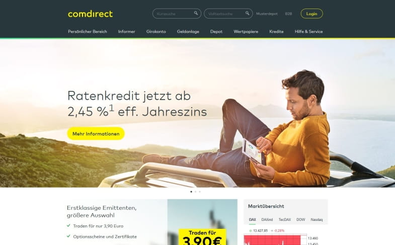comdirect Zinsertrag